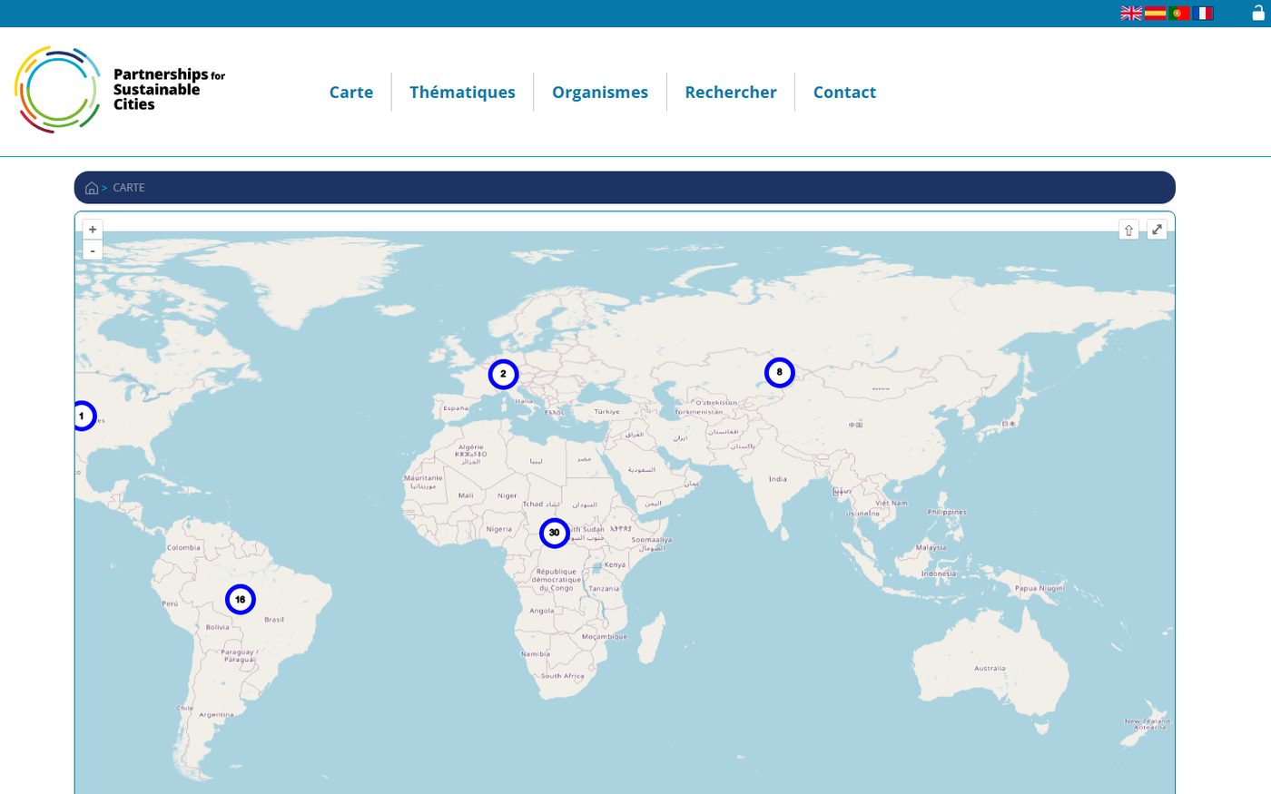 P4SC carte interactive